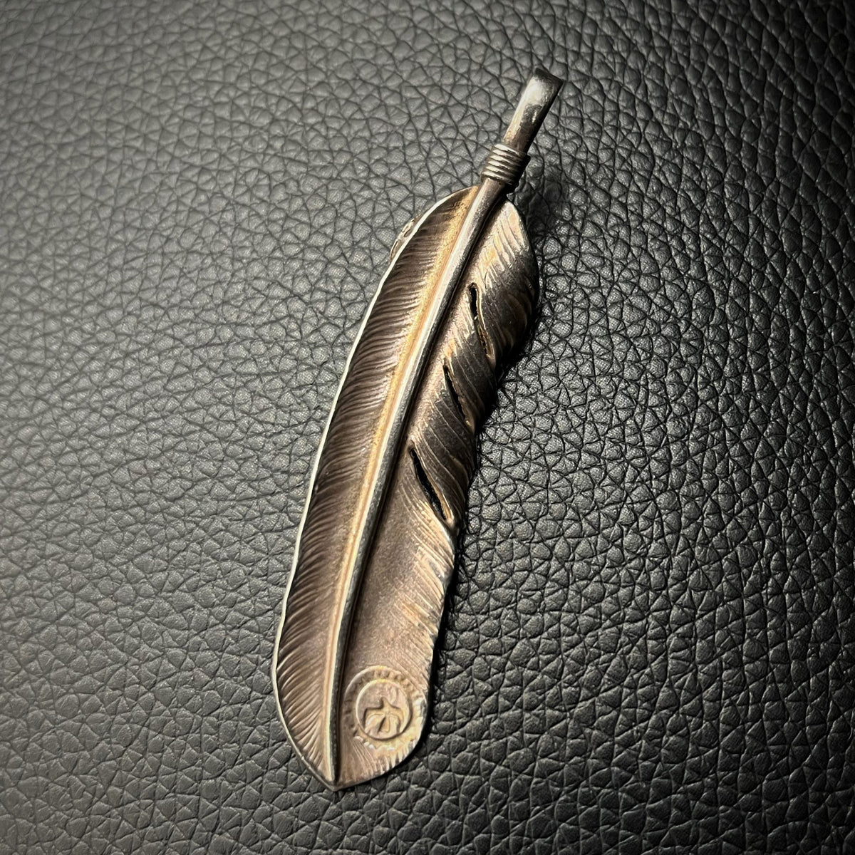 アクセサリー feather21&19chain with Turquoise goro's | Silver Top