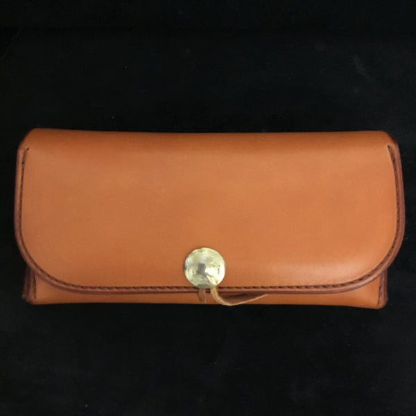 goro's | 對摺長財布(赤茶) / 全新品