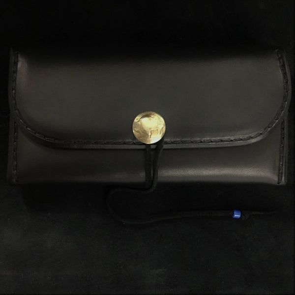 goro's | Trifold Long Wallet (Black) / Brand New