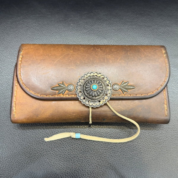 goro's | Trifold Long Wallet (Saddle) / Customized