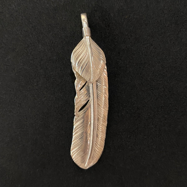 goro's | Silver Top Feather (Right) (XL) / New Design