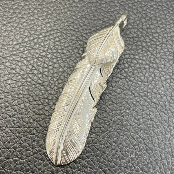 goro's | Silver Top Feather (Left) (XL) / Brand New