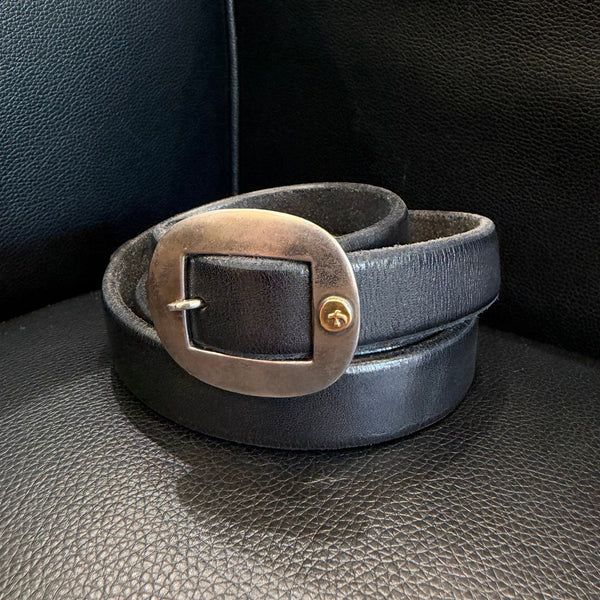 goro's | Garrison Belt (Black) / Brand New / Old Design / Customized **size:88.5cm