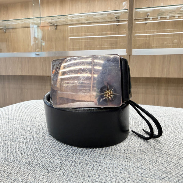 goro's | 4cm Movable Buckle Belt (Black) / Rare / Flying Diagonally **size 85cm
