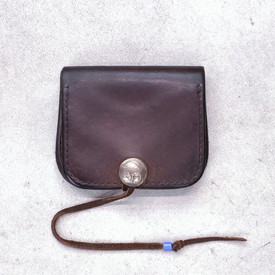 goros DELTAone International Leather Cornered Coin Case Dark Brown 28034 52878e 1