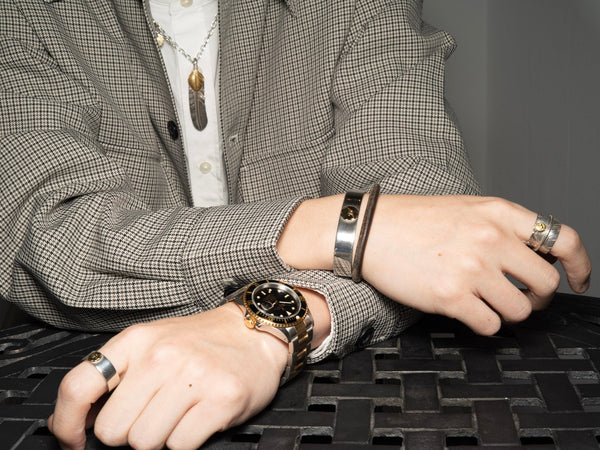 goros flattened bracelet with rolex setup