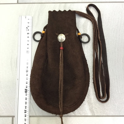 goros DELTAone International Drawstring Purse L Dark Brown 69437e 1