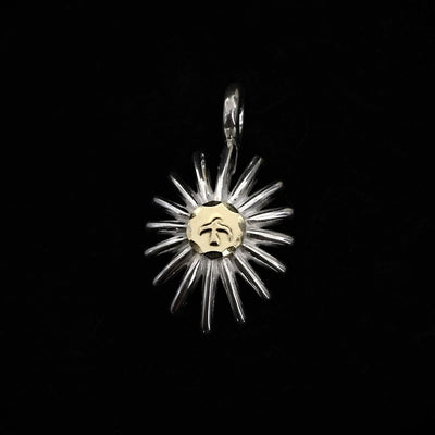 goros DELTAone International Sea Urchin Pendant with K18 Gold S 40801b 1