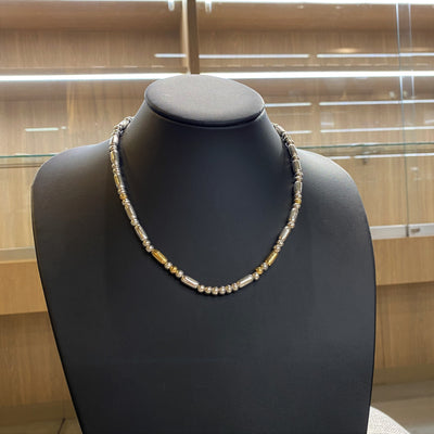goros DELTAone International Silver Pipe Beads Set L 57131 1