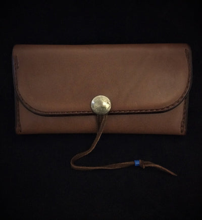 goros DELTAone International Trifold Long Wallet Dark Brown 71210e 1