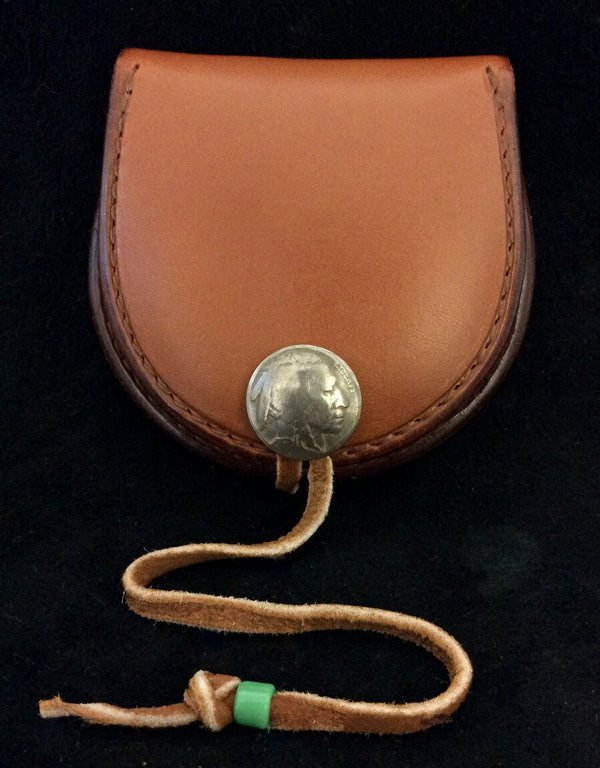 goro's | Rounded Coin Case (Reddish Brown) / Brand New