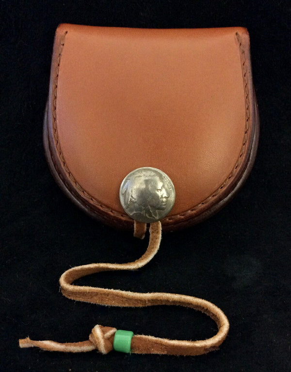 goro's | Rounded Coin Case (Reddish Brown) / Brand New
