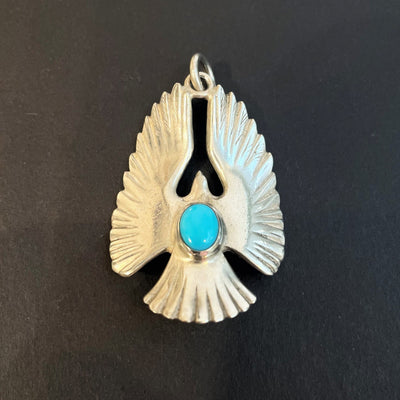 goros DELTAone International Turquoise Eagle Pendant 42614 1