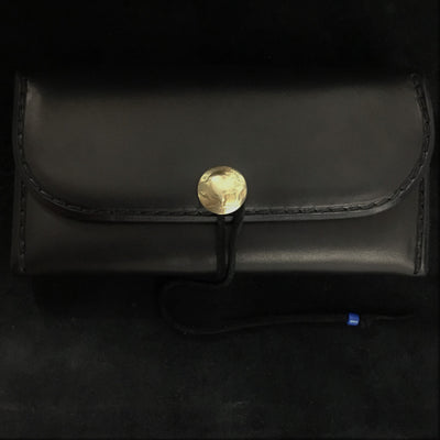 goros DELTAone International Trifold Long Wallet Black 62591a 1