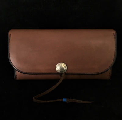 goros DELTAone International Bifold Long Wallet Dark Brown 70494e 1