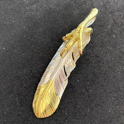 goros DELTAone International Gold Tip Feather with Gold Claw Left XL S00450 1
