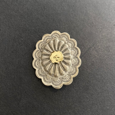 goros DELTAone International Flower Concho with K18 Gold Vertical 69739h 1