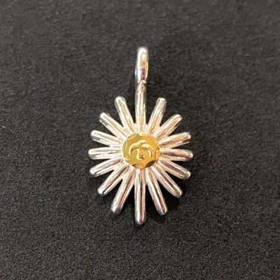 goros DELTAone International Sea Urchin Pendant with K18 Gold S 58923 1