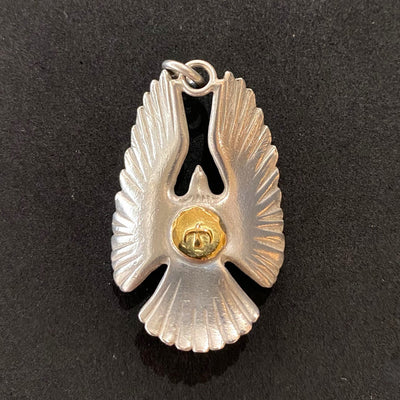 goros DELTAone International Eagle Pendant with K18 Gold 66792 1