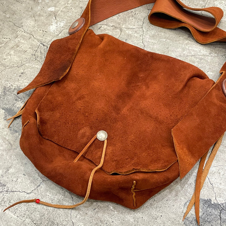 deerskin leather backpack goro's | Deer Skin Bag (S) (Reddish Brown) / Brand New / New Design –  goro's