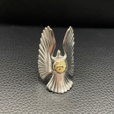 goros DELTAone International K18 Eagle Ring Size 21 58116a 1