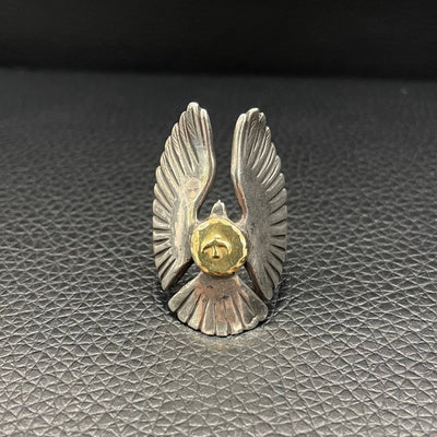 goros DELTAone International K18 Eagle Ring Size 9 58249a 1