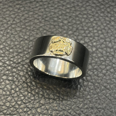goros DELTAone International Flattened Rose Ring Size 15 61140a 1