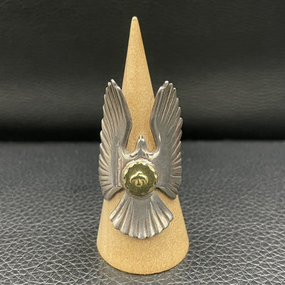 goros DELTAone International K18 Eagle Ring Size 17 61705a 1