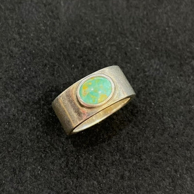 goros DELTAone International Flattened Turquoise Ring Size 7 62885h 1
