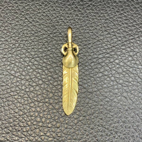 goro's | [SALE] All Gold Heart Wheel Feather (M)