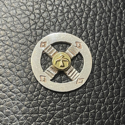 goros DELTAone International Silver Wheel with K18 Gold 69933a 1