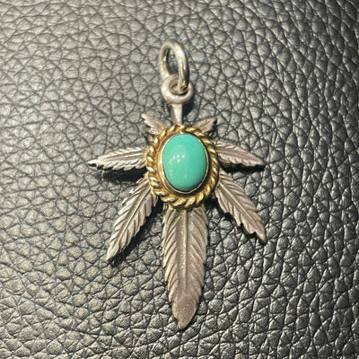 goros DELTAone International Grass with Gold Rope Turquoise L Emerald Green Turquoise S00407 1