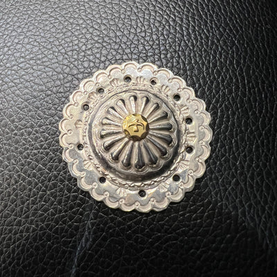 goros DELTAone International Flower Concho with K18 Gold L 69906a 1
