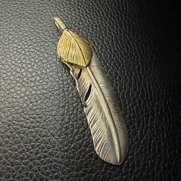 goro's | Gold Top Feather (Right) (XL) / Old Design
