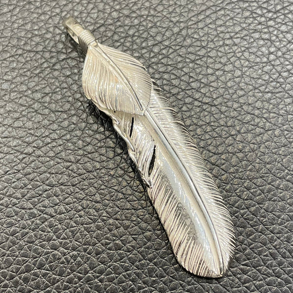 goro's | Silver Top Feather (Right) (XL) / Brand New