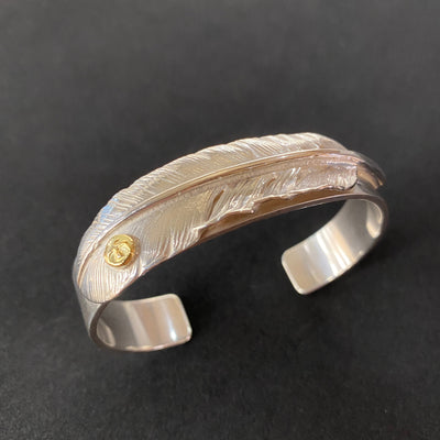 goros DELTAone International Feather Bracelet with Metal S 71858 1