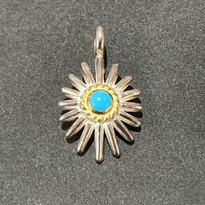 goros DELTAone International Sea Urchin with Gold Rope Turquoise S 40631 1