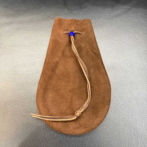 goro's | Drawstring Pouch (Dark Brown) (L) / Brand New
