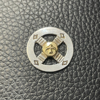 goros DELTAone International Silver Wheel with K18 Gold 71223a 1