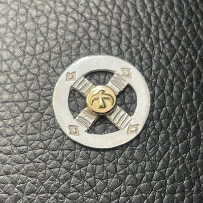 goros DELTAone International Silver Wheel with K18 Gold 71252a 1