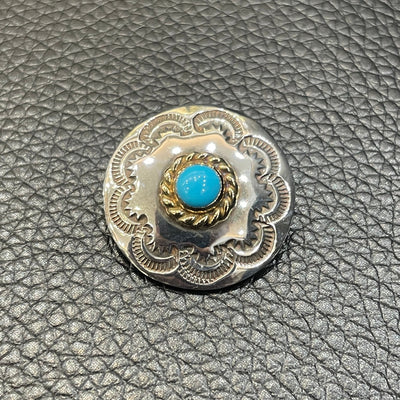 goros DELTAone International Gold Rope Turquoise Concho 71234a 1