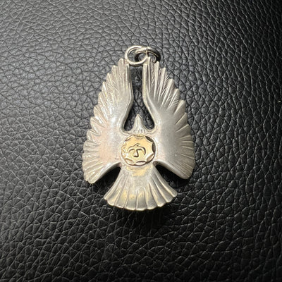 goros DELTAone International Eagle Pendant with K18 Gold 65803a 1