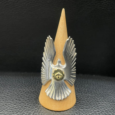goros DELTAone International K18 Eagle Ring Size 21 71596a 1