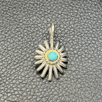 goros DELTAone International Sea Urchin with Gold Rope Turquoise S 62623a 1