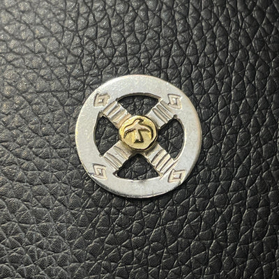 goros DELTAone International Silver Wheel with K18 Gold 71755a 1