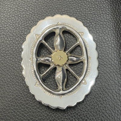 goros DELTAone International Windmill Concho with K18 Gold XL 71859a 1