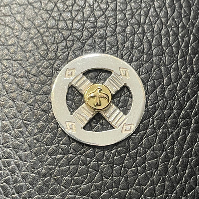 goros DELTAone International Silver Wheel with K18 Gold 71963a 1