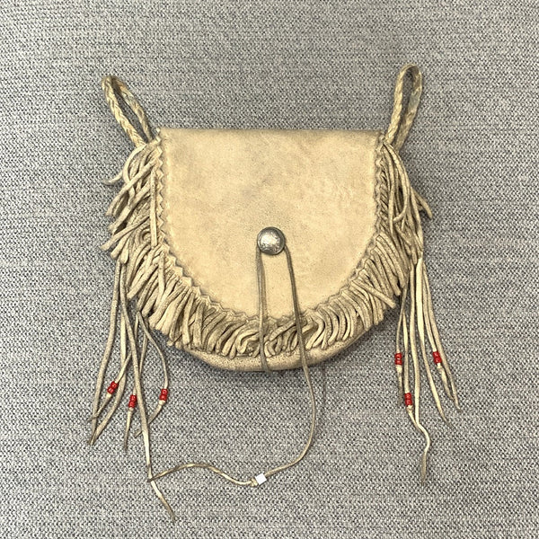 goro's | Waist Bag with Fringe (L) (Smoke)