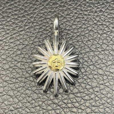 goros DELTAone International Sea Urchin Pendant with K18 Gold S 65307a 1