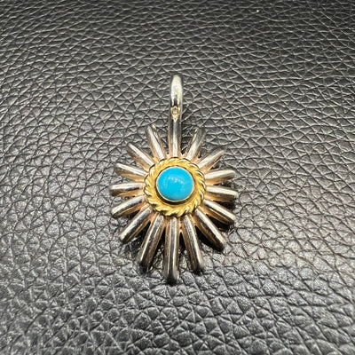 goros DELTAone International Sea Urchin with Gold Rope Turquoise S 68380a 1